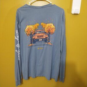 Comfort Wash Lily Grace Most Wonder-Fall Time of the Year LS Cotton T shirt M